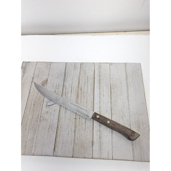 Flint Arrowhead Vanadium Serrated Slicing Knife 8-1/2" Blade 14" Total - Picture 1 of 12